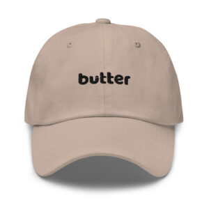Dad Hat w/Black Logo